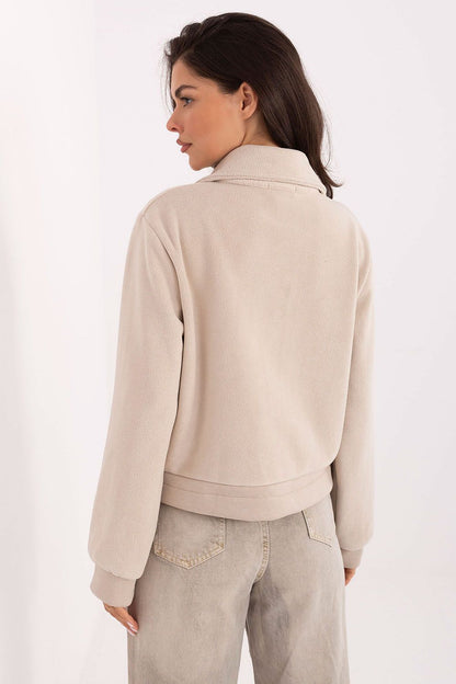 Sophisticated women's polar jacket by Factory Price, beautifully crafted with a blend of viscose and elastane for ultimate comfort.