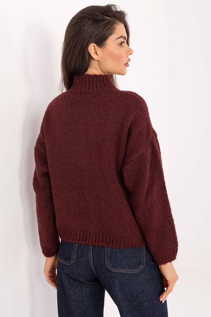 Chic Italy Moda women's cardigan in EU size 0, showcasing a timeless style with pockets and a stand-up collar.