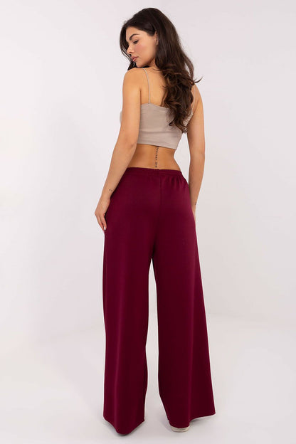 Stylish EU size 0 high waist palazzo trousers from Italy Moda, perfect for enhancing any casual wardrobe.