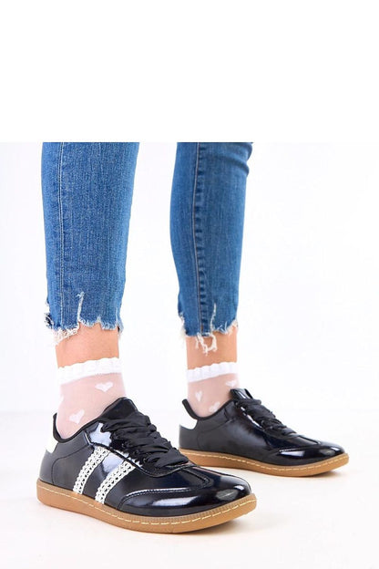 Elegant women's sport shoes by Solea crafted from eco leather, featuring stylish satin laces and a feminine design, perfect for casual wear.