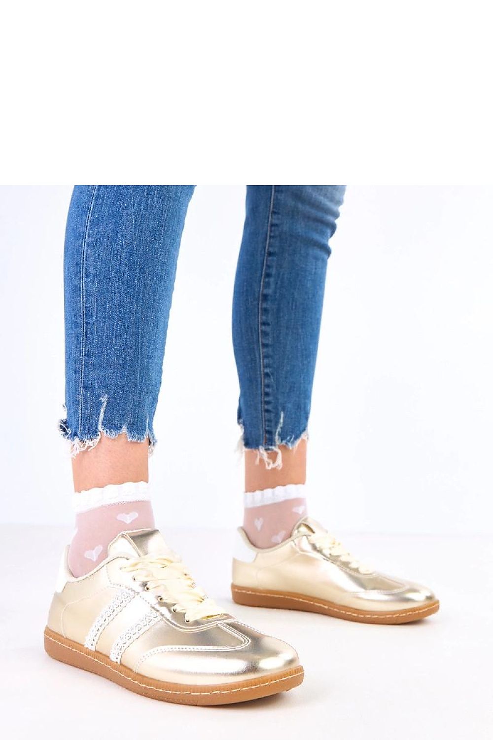 Solea eco leather women's sport shoes displayed on a minimalistic background, highlighting their elegant low cut design.