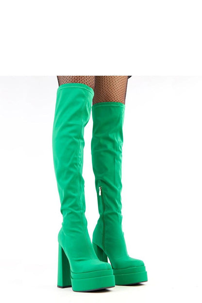 Elegant Solea Women's Musketeer Boots featuring a 53 cm high upper, square toe, and 14.5 cm heel, perfect for a luxurious look.