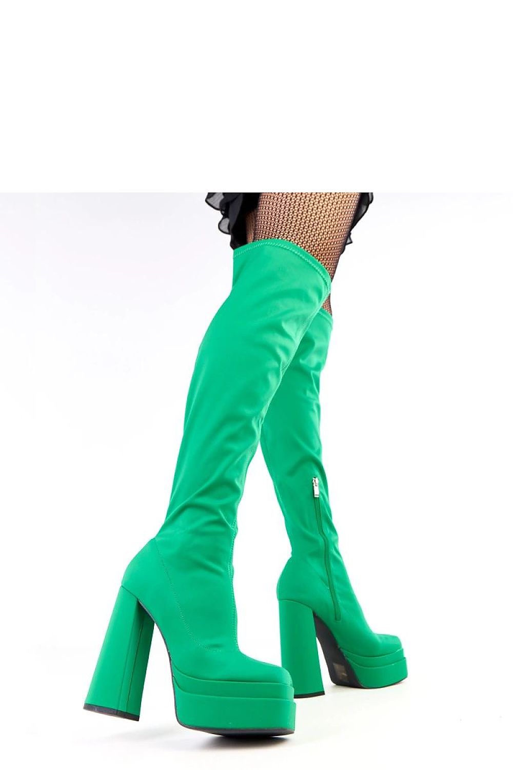 Close-up of Solea Women's Musketeer Boots showcasing the chic square toe design and eco-leather insole for ultimate comfort and style.