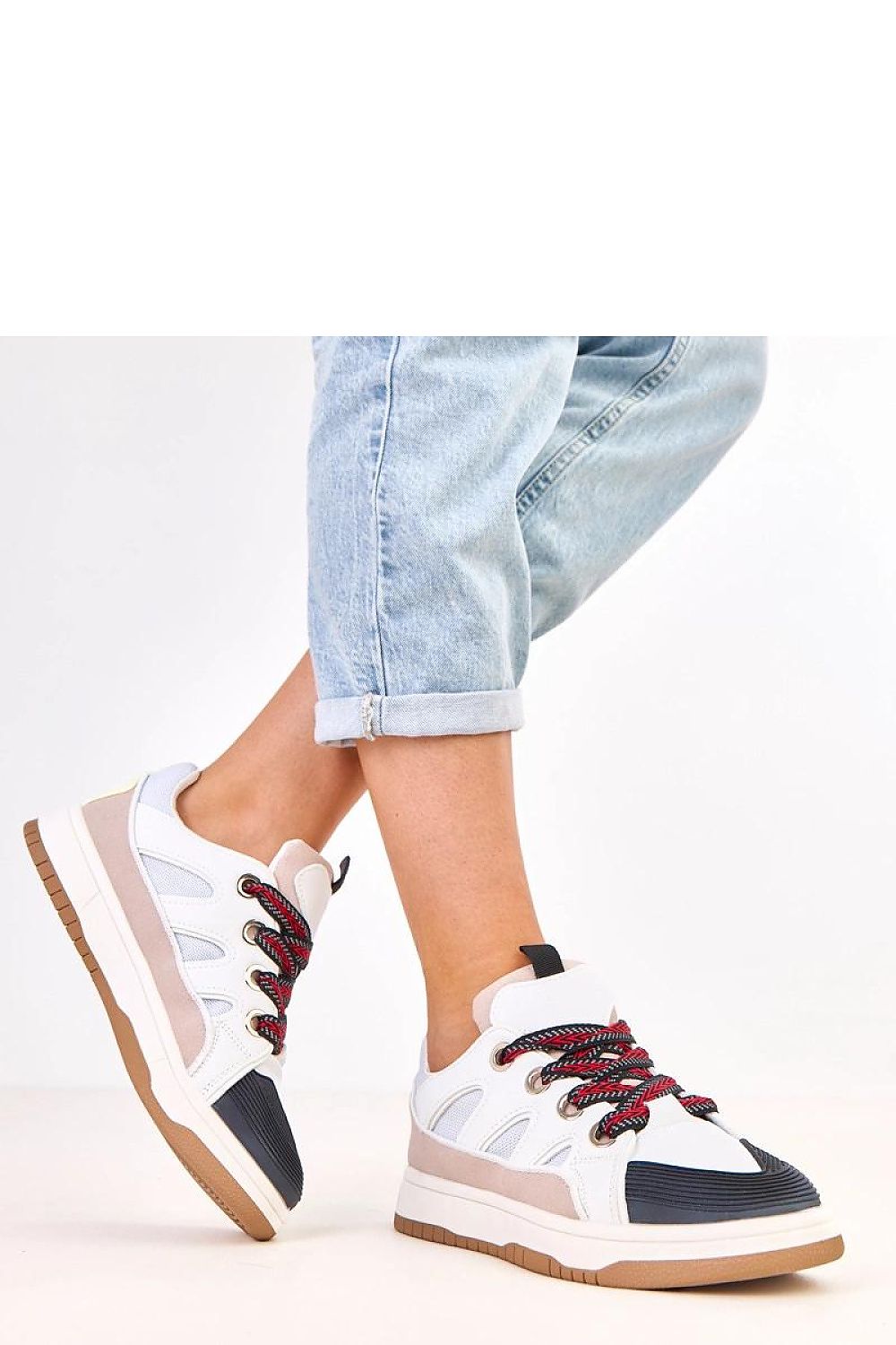 Elegant Solea Eco-Leather Sport Shoes showcasing a modern round toe and cushioned steps, ideal for both casual and sporty outings.