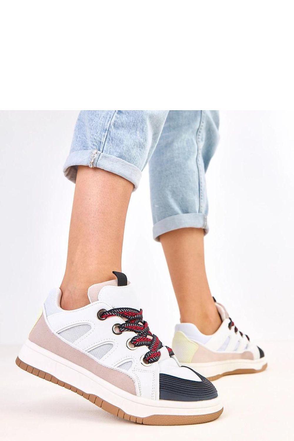 Solea's luxurious Eco-Leather Sport Shoes crafted for comfort and style, equipped with durable materials and a chic platform.