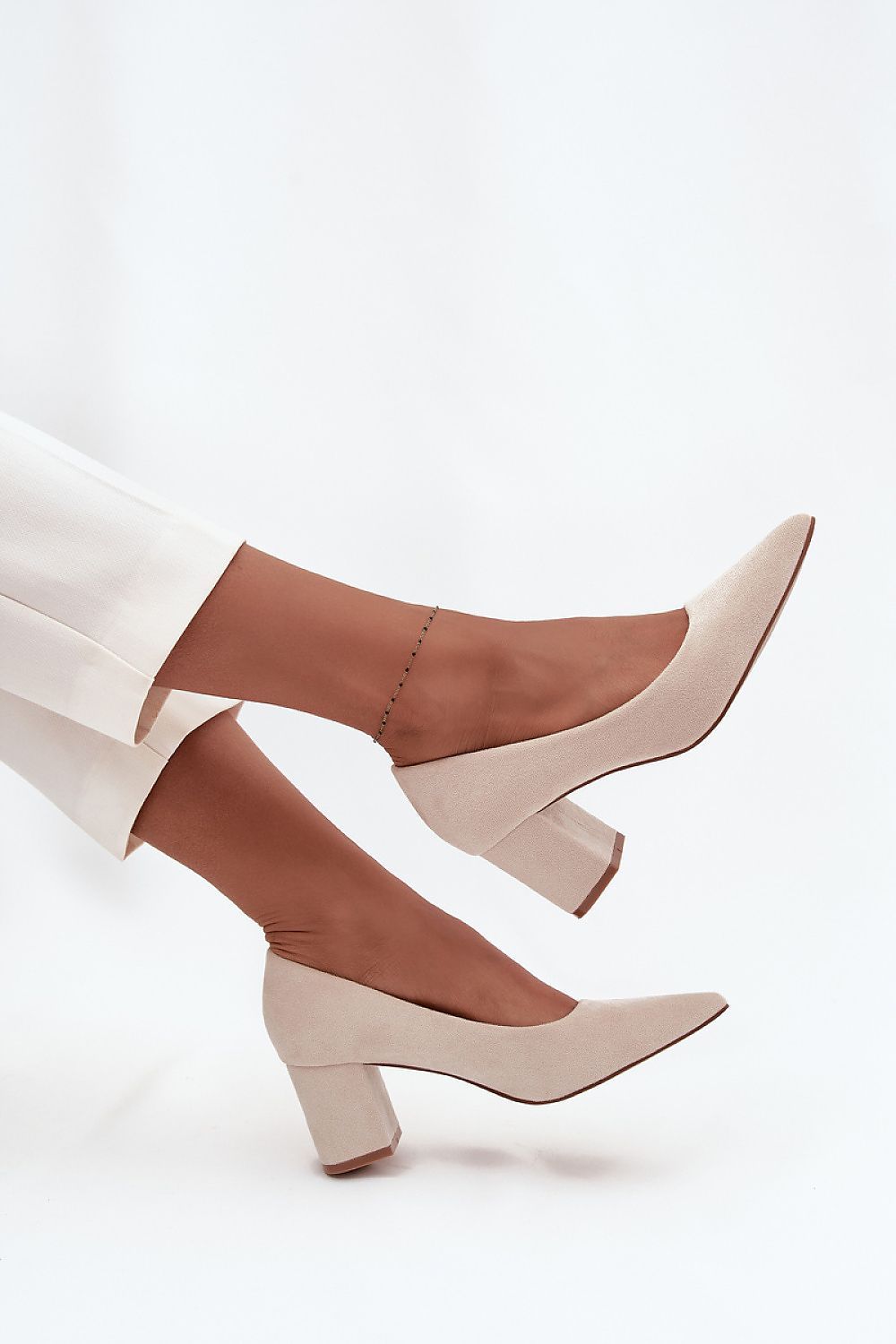 Timeless Eco Suede Women's Block Heel Pumps in EU sizes 38-41 by Step in Style, combining comfort and elegance for a sophisticated look.