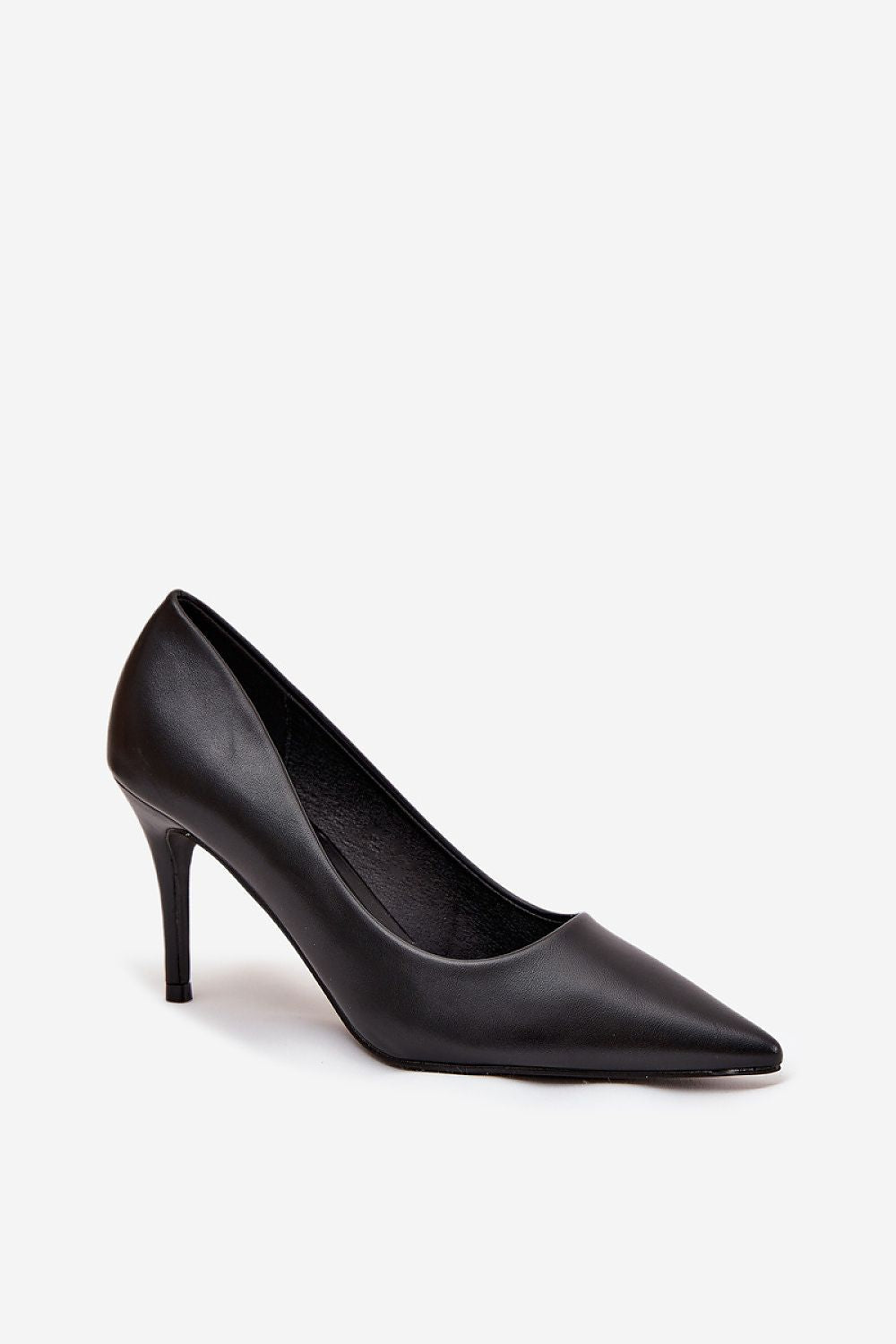 Chic and sophisticated eco leather high heels for women, available from Step in Style, perfect for any occasion with a refined pointed toe design.