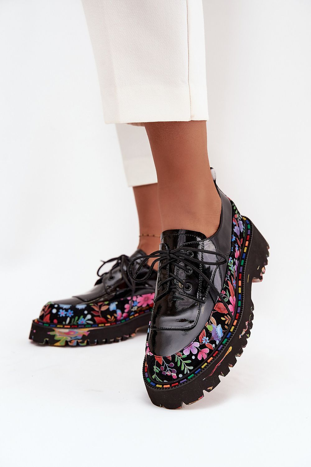 Artiker Women's Natural Leather Half Shoes with Floral Design, showcasing luxurious craftsmanship by Step in Style, perfect for comfortable and stylish everyday wear.