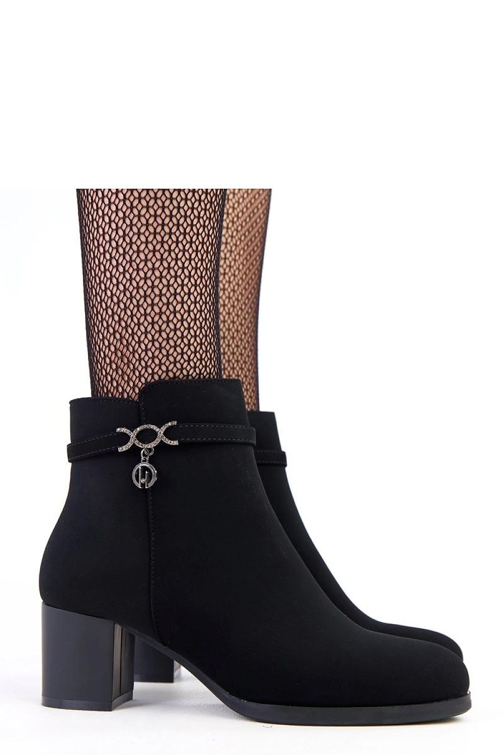 Solea Women's Eco-Leather Ankle Boots showcased with a comfortable fabric insole and block heel, merging elegance with everyday wear for a sophisticated look.