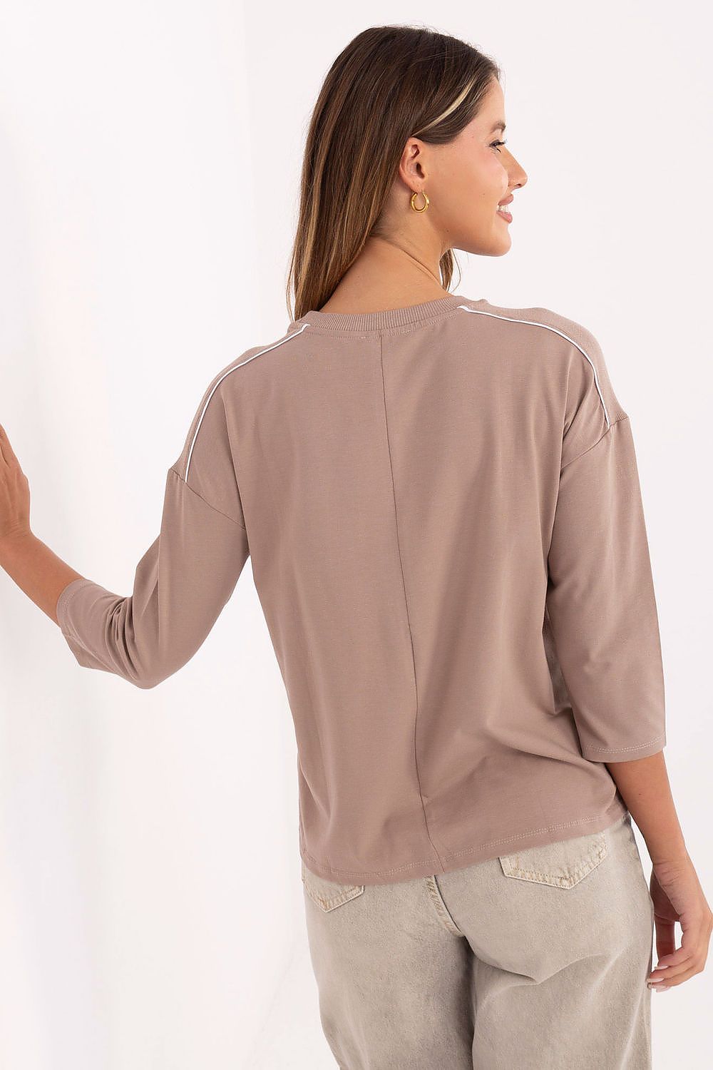 Sophisticated women's blouse in EU sizes 0-14 by Relevance, featuring a unique design with luxury embroidery for a modern look.