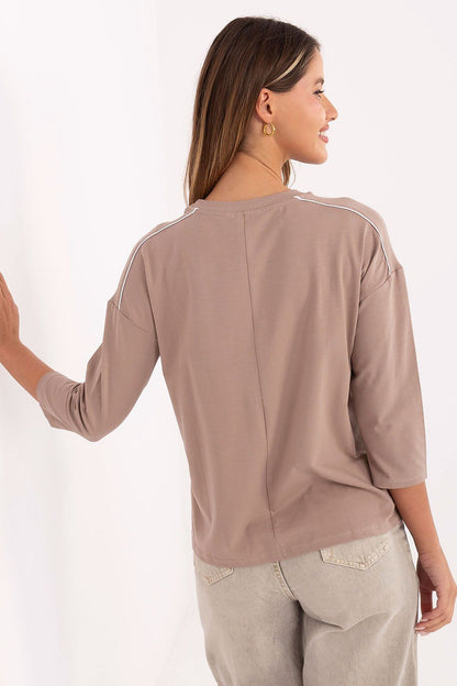 Sophisticated women's blouse in EU sizes 0-14 by Relevance, featuring a unique design with luxury embroidery for a modern look.