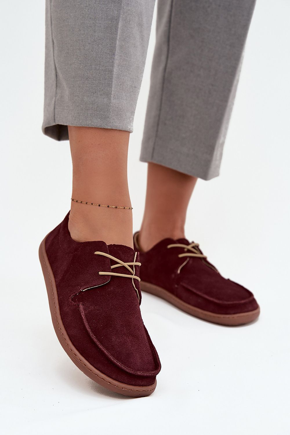 Versatile and stylish natural suede half shoes for women from Step in Style, ideal for both casual and elegant outfits.