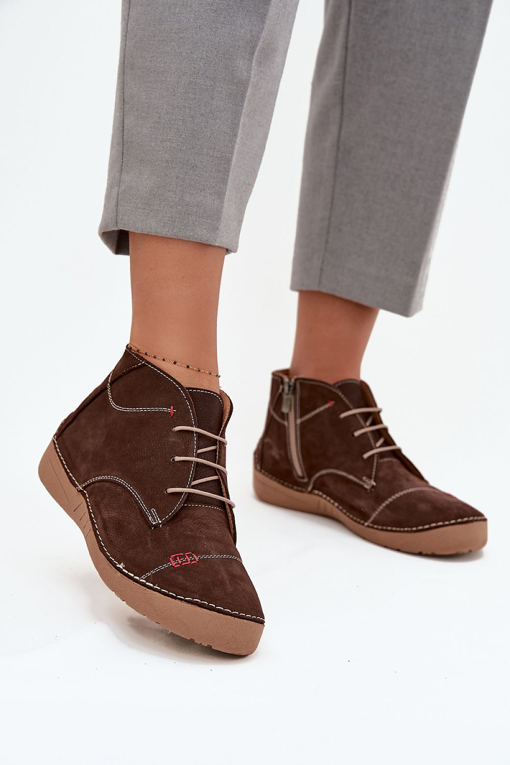 Stylish natural leather half shoes for women by Step in Style, offering a blend of comfort and elegance suitable for both casual and formal outfits.