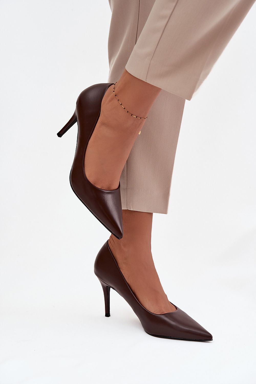 Stylish women's high heels in eco-leather by Step in Style, available in various sizes EU 36-41 with a chic slim silhouette.