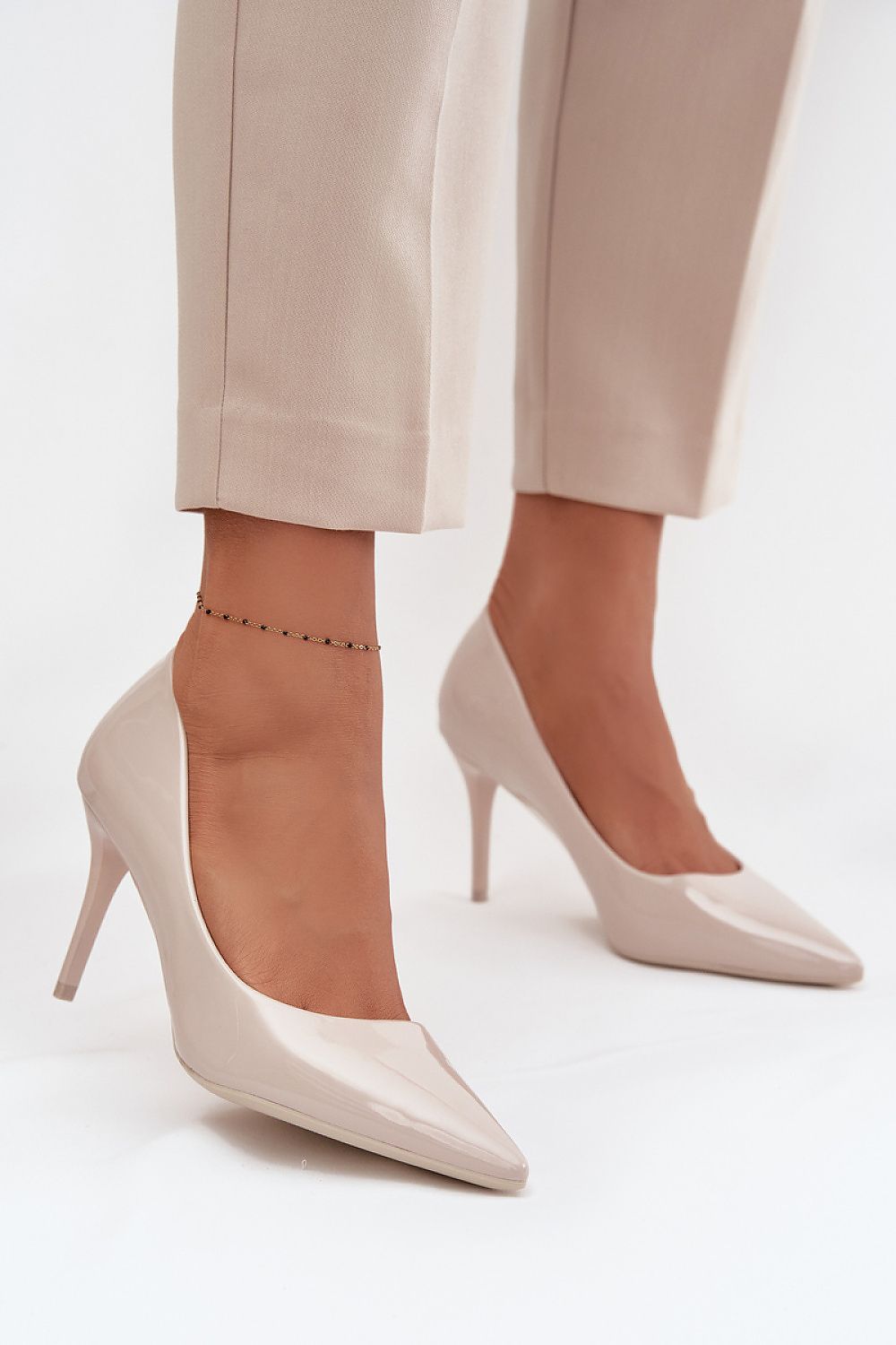 Elegant women's stilettos made of eco-leather with an 8.5cm slim heel, perfect for adding sophistication to any outfit by Step in Style.