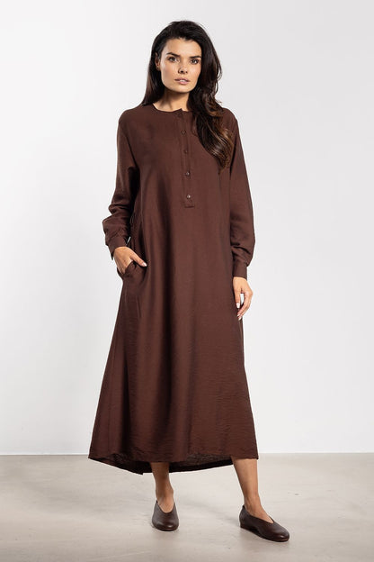 Sophisticated awama A-Line maxi dress crafted from high-quality materials, perfect for a refined and stylish wardrobe.