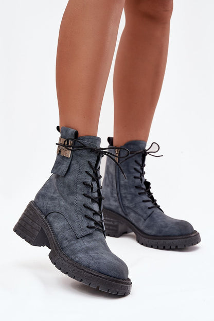 Elegant block heel ankle boots for women from Artiker, crafted in natural leather by Step in Style, perfectly designed for comfort and style in cold weather.