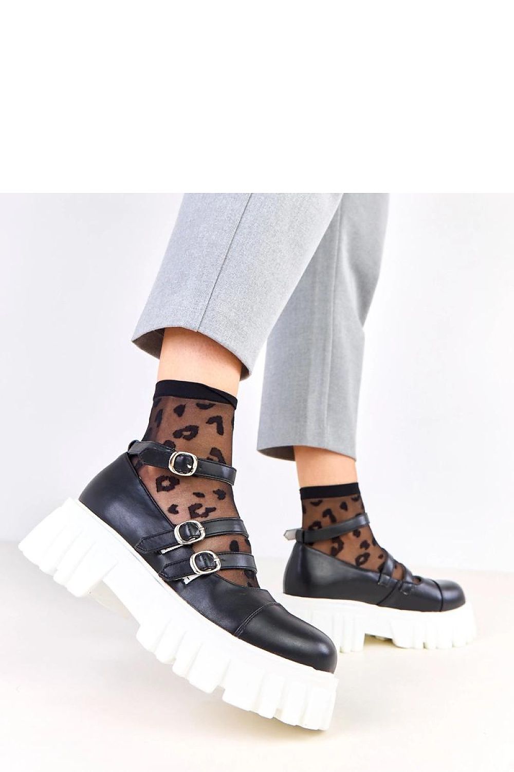 Premium Solea Women's Half Shoes with 6 cm height platform, crafted from eco leather, perfect for elevating casual or fashionable ensembles.