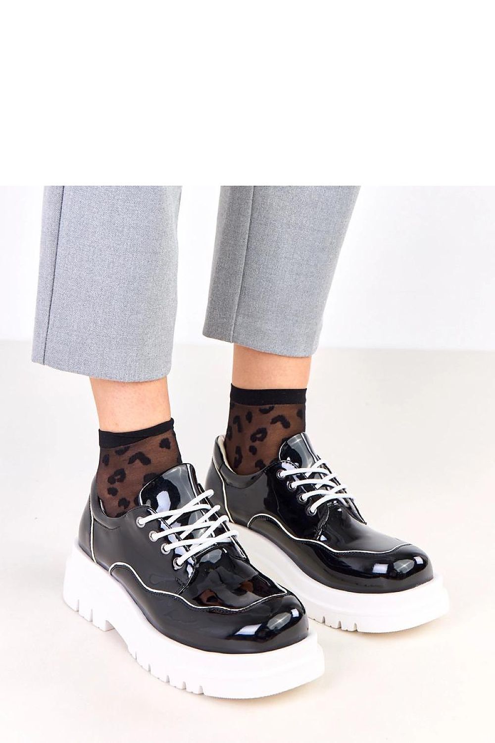 Fashionable Solea Women's Polished Half Shoes with a stable 3.5 cm platform, embodying contemporary elegance ideal for both office and casualwear.