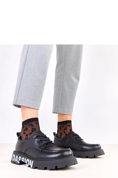 Solea Women's Platform Half Shoes in elegant faux leather with decorative inscription, showcasing modern design and comfort perfect for a luxurious style.