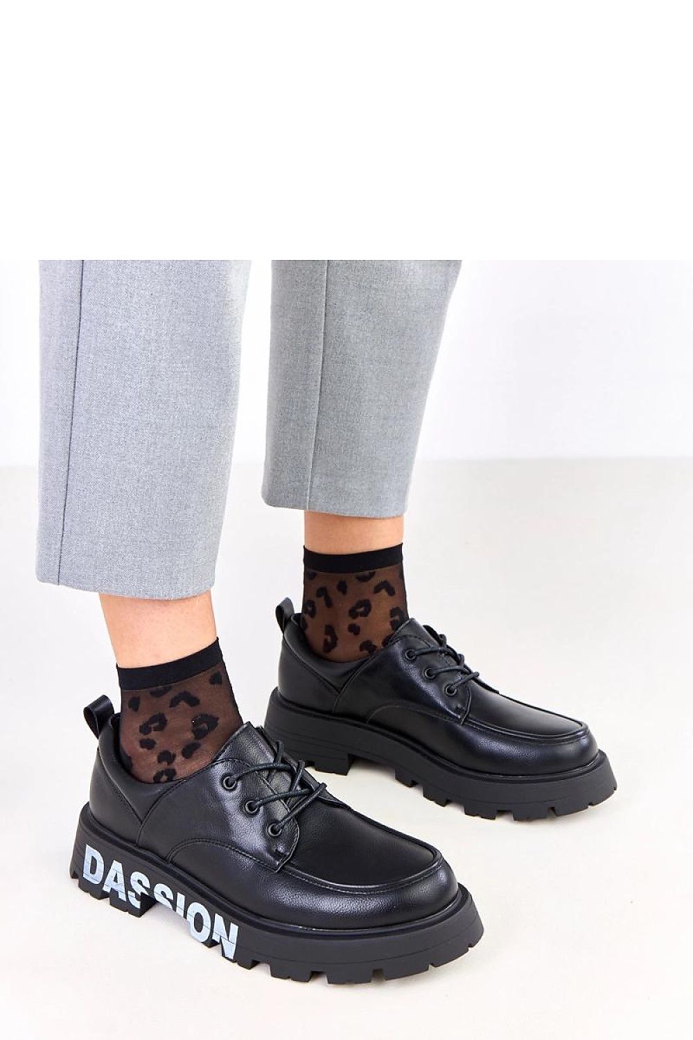 Chic Solea Women's Platform Half Shoes showing their fashionable round toe design with a stable 4.5 cm platform, perfect for elevating casual and urban looks.