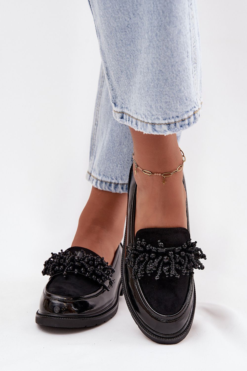 Elegant women's moccasin loafers by Step in style, crafted from eco-friendly leather with rounded toes, perfect for sophisticated outfits.