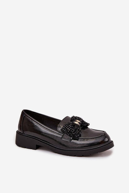 Stylish S.Barski Moccasin Loafers featuring delightful bow design, crafted from premium artificial leather, available in sizes EU 36-41, exclusively by Step in Style.