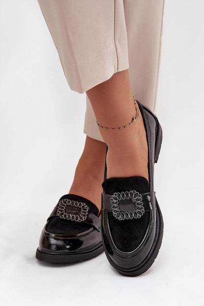 A stylish pair of elegant moccasins from Step in Style in various sizes EU 36-41, ideal for both casual and formal looks.