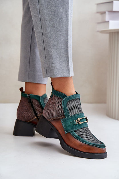 Maciejka ankle boots displayed in various angles, highlighting the chic design and comfort, available in sizes EU 36-41, offered by Step in Style.