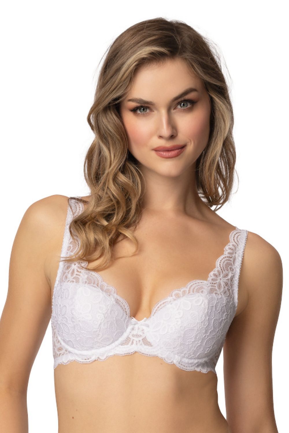Luxurious Mat push-up lace bra Roma, elegantly lifting and enhancing feminine curves for sizes EU 65B-90C, featuring a comfortable and sensual design adorned with delicate lace accents.