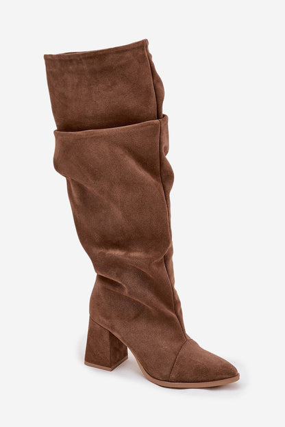 Luxurious comfort fit women's suede boots from Step in Style, ideal for elevating both casual and elegant outfits during colder days.