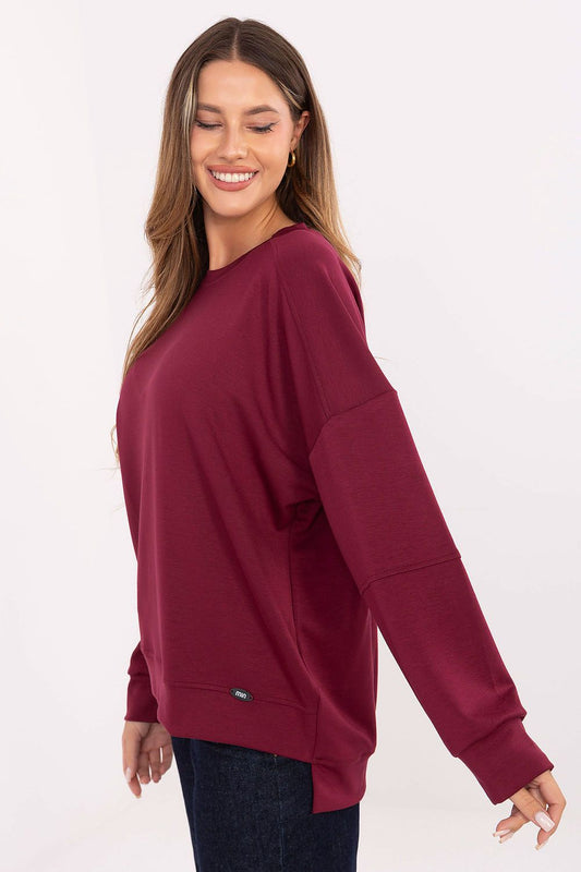Elegant EU Size 0 Women's Sweatshirt by Relevance, featuring a smooth design, long sleeves, and luxurious comfort suitable for everyday wear.