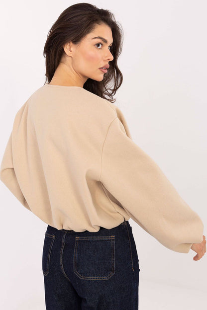 Luxurious Trendy Balloon Silhouette Transitional Jacket by Italy Moda, tailored in EU Size 0, perfect for autumn, winter, and spring styles.