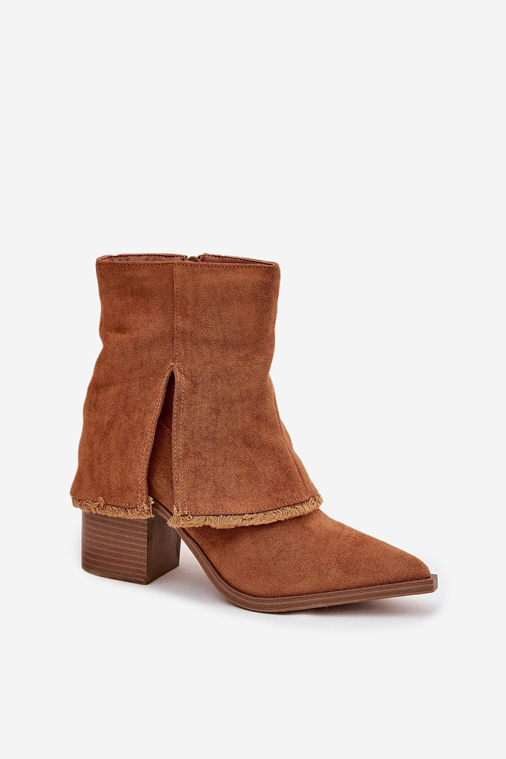 Sophisticated women's ankle boots by Step in Style featuring eco suede material and pointed toes, elevating height and style for the modern woman.