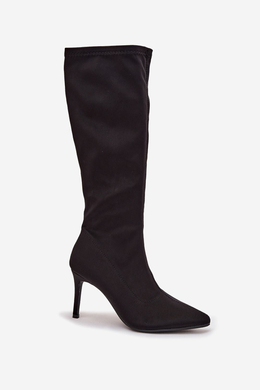 Sophisticated S.Barski women's heel boots showcasing 9 cm stiletto heels, ideal for stylish outfits with skirts or tailored pants, designed for elegance and comfort.