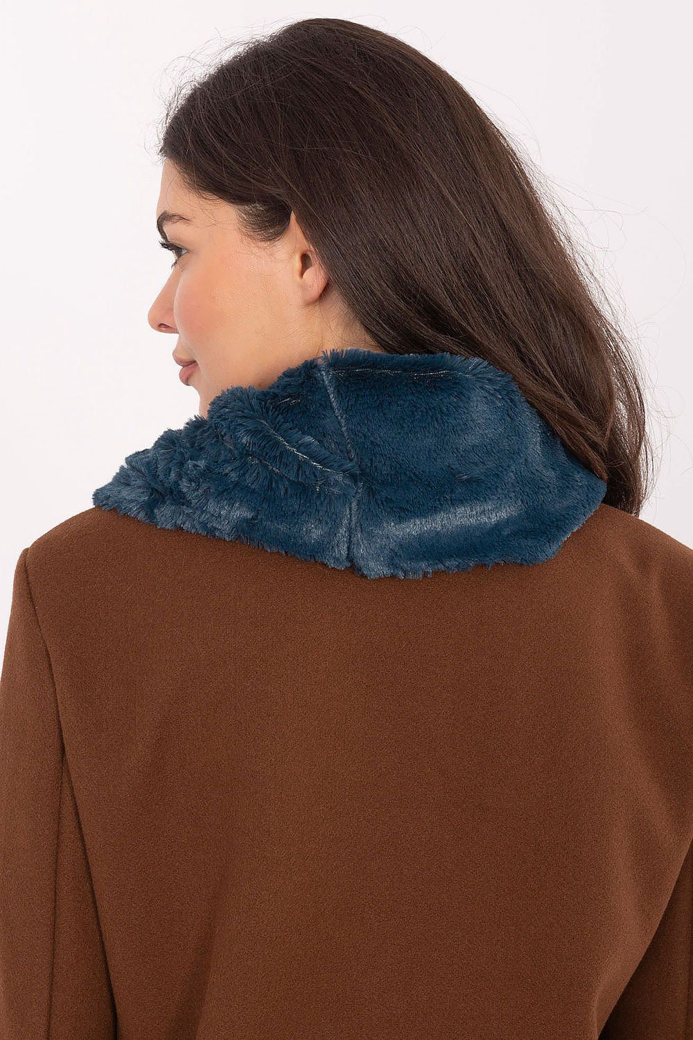 AT Luxury Infinity Scarf, a plush and stylish fur neck warmer for winter, perfect for adding a touch of elegance to any outfit, dimensions 82cm x 24cm.