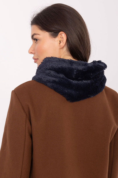 Soft and stylish Luxury Fur Infinity Scarf by AT, ideal for adding sophistication to any winter outfit.