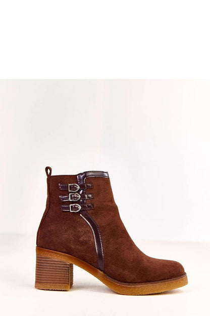 Solea Women's elegant ankle boots in ecological suede leather, featuring 11.5cm and 7cm block heels, showcasing luxurious design and comfort for fall styling.