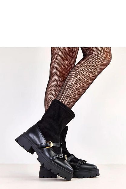 Close-up of Solea Women's Ankle Boots with elegant design, showcasing eco-leather material and stylish details, perfect for adding a chic touch to your outfit.