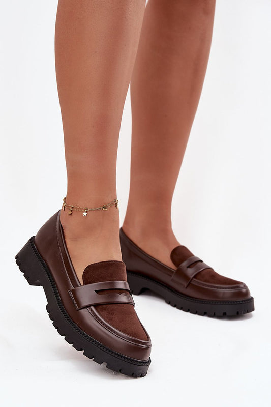 Elegant luxury women's moccasin loafers by Step in Style, crafted from eco-leather featuring a stylish cutout strap.
