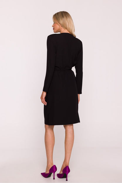 Stylove elegant pencil dress featuring a stunning water neckline, showcasing a luxurious silhouette, ideal for sophisticated occasions.