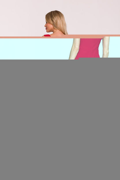 Stylove evening dress zipper detail at the back, ensuring ease of wear and maintaining a sleek profile for elegant evenings.