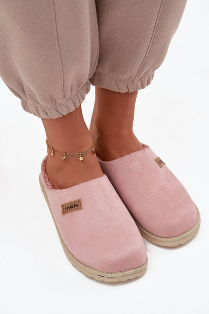 Chic and comfortable Inblu Women's eco-suede slippers with a flexible sole, designed for ultimate comfort and warmth, featuring high-quality craftsmanship by Step in Style.