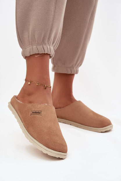 Luxury eco suede slippers for women by Step in Style, featuring a faux fur lining, soft footbed, and available in sizes EU 36-41.