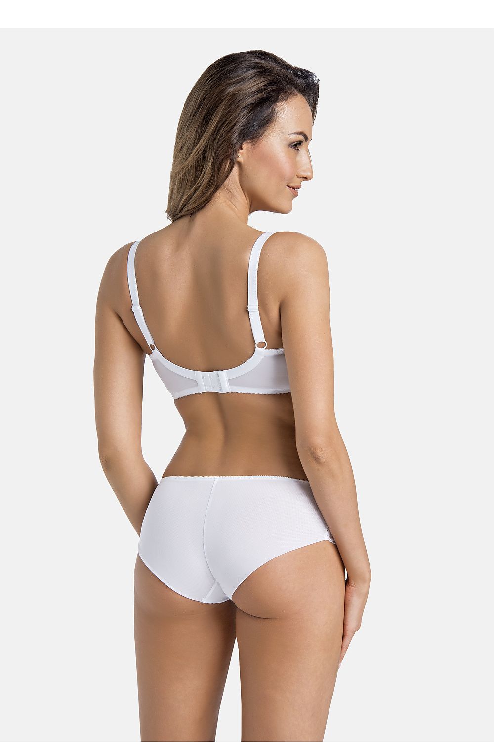 Elegant Teyli Victoria Shorts for Women in beige lace mesh, showcasing delicate design and comfort for luxury lingerie wear.