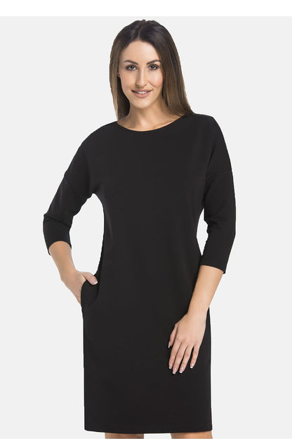 Teyli Women's Fitted Daydress in Grey styled for both casual and evening wear, demonstrating a versatile fashion choice for modern women.