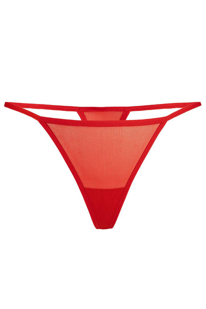 Soft and breathable Teyli women's white thongs, perfectly designed for elegance and allure, enhancing your intimate wardrobe.