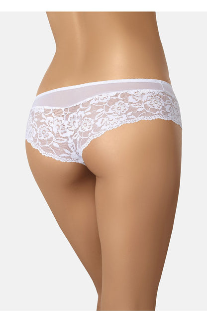 Elegant display of Teyli's floral design Brazilian lace panties, made from premium materials, offering both breathability and luxury for a sophisticated lingerie collection.