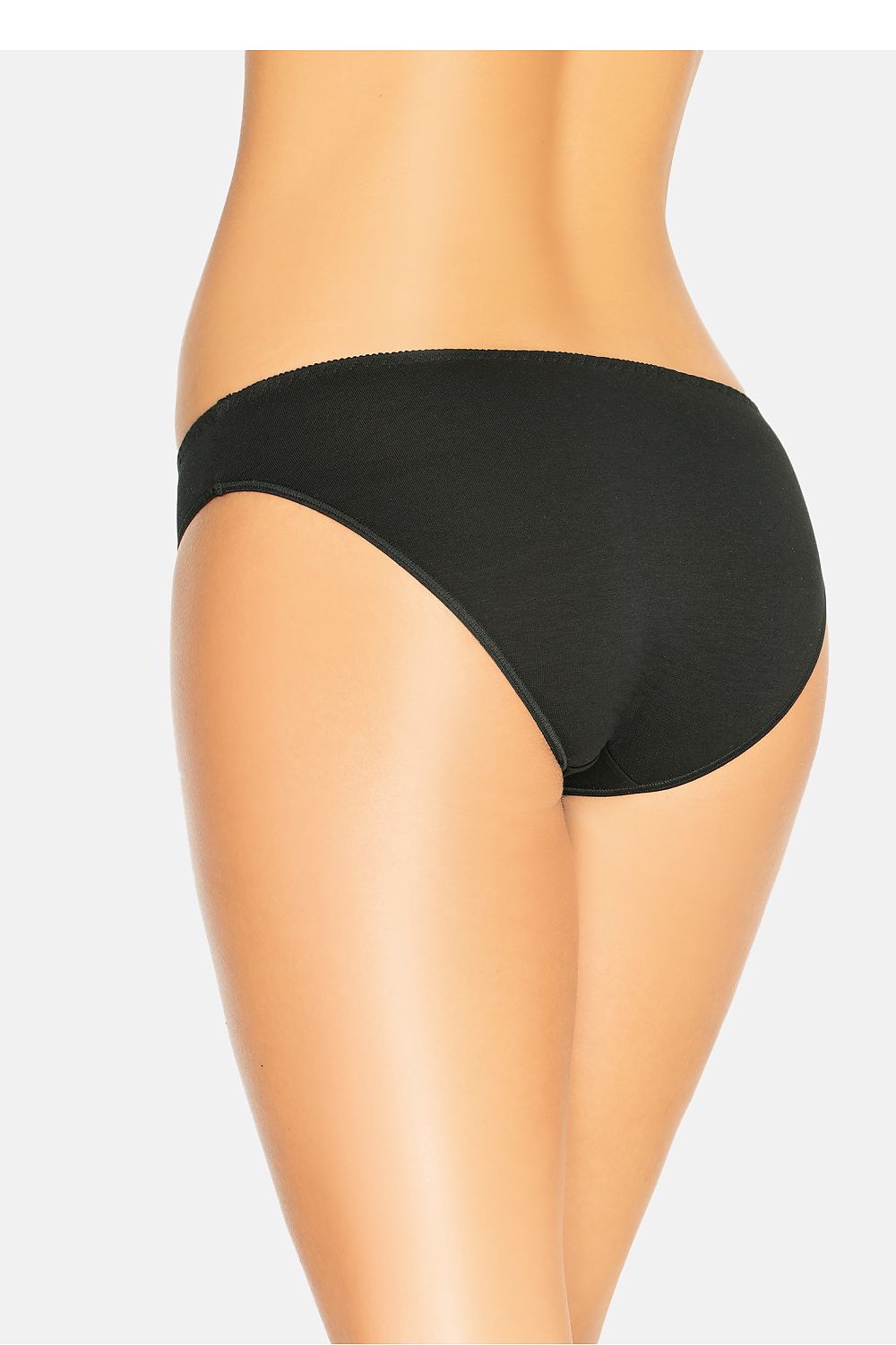 Teyli's elegant black bamboo women's panties showcasing a sleek design that promises all-day comfort and a stylish silhouette.