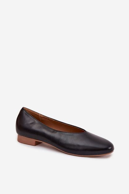 Elegant women's eco-leather ballet flats by Step in style in classic rounded toe design, available in sizes EU 36-41, for all-day comfort and versatility.
